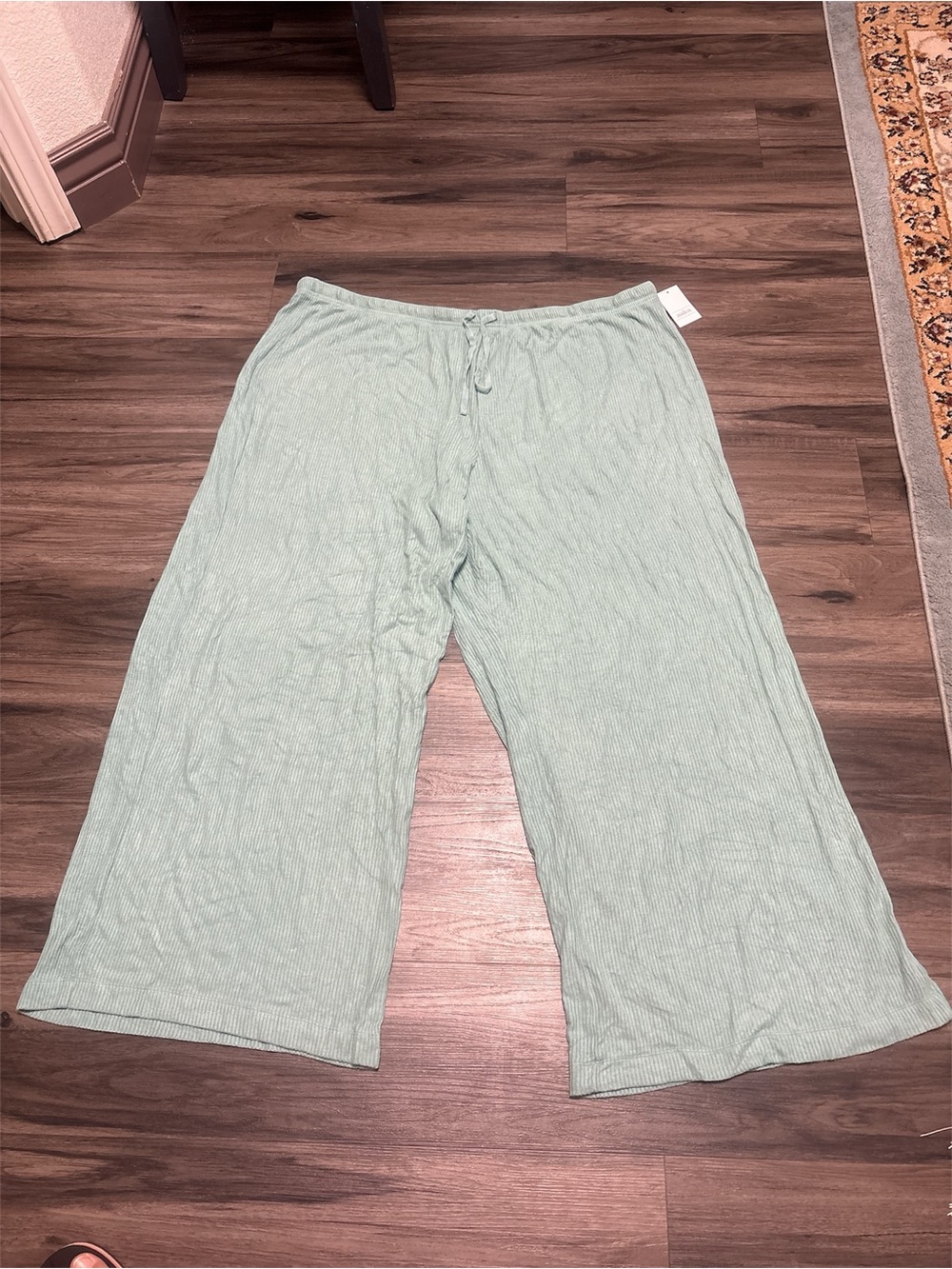 Auden Mint Ribbed Knit Top - Picture 3 of 8